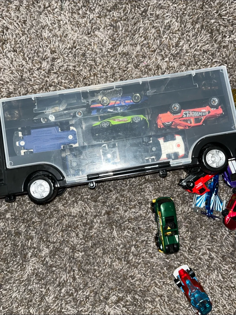 Hot Wheels Kids Toy Truck  Car Set